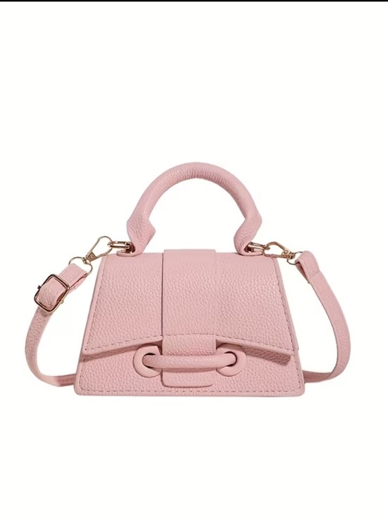 Affordable Fashion Finds Handbags - Affordable Fashion Finds Blush Pink Pebbled Top-Handle Satchel